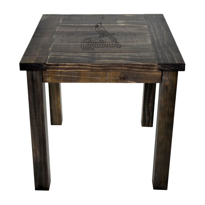 St. Louis Cardinals Reclaimed Side Table - Image 4