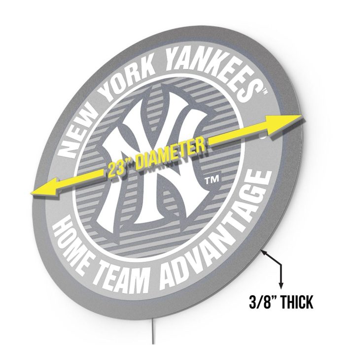 New York Yankees Home Team Advantage LED Lighted Sign - Image 3