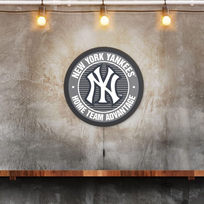 New York Yankees Home Team Advantage LED Lighted Sign - Image 5