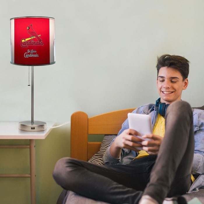 St. Louis Cardinals Chrome Lamp - Image 6
