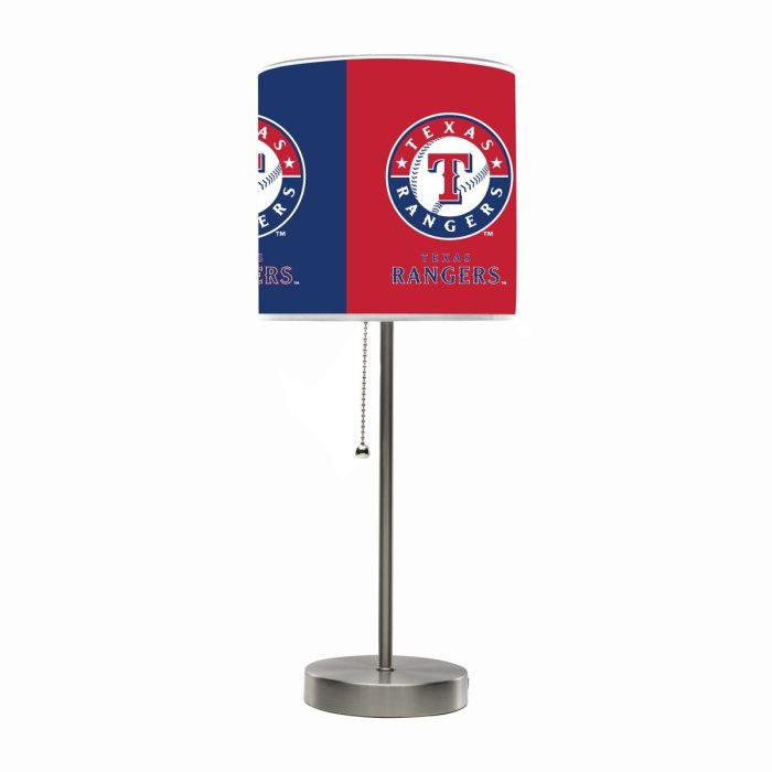 Texas Rangers Chrome Lamp - Image 2