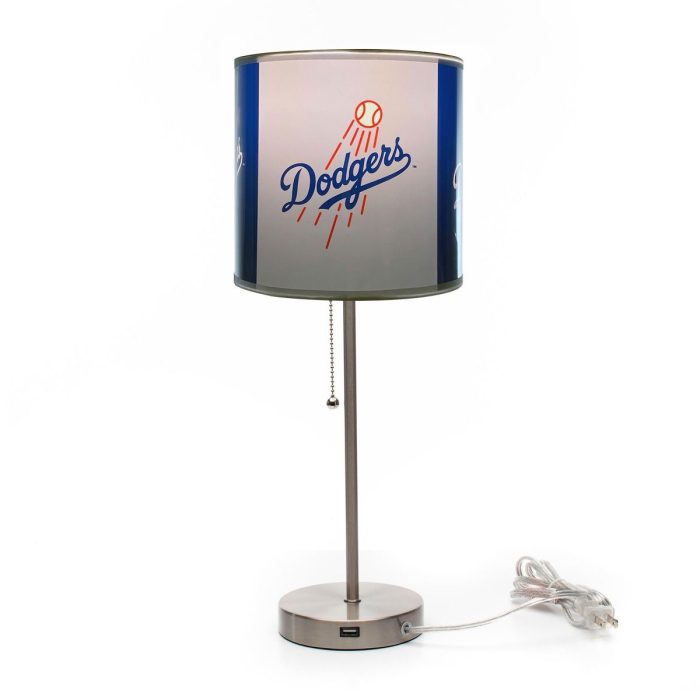 Los Angeles Dodgers Chrome Lamp - Image 4