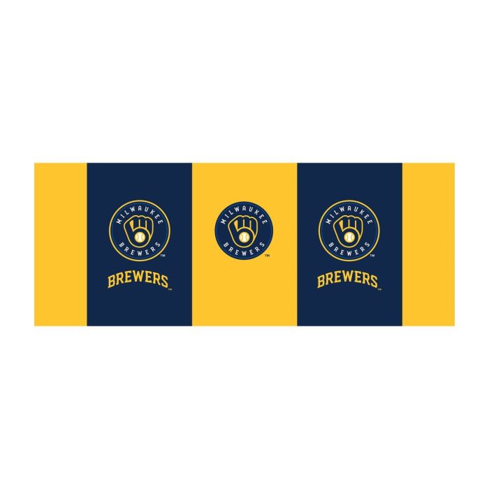 Milwaukee Brewers Chrome Lamp - Image 3