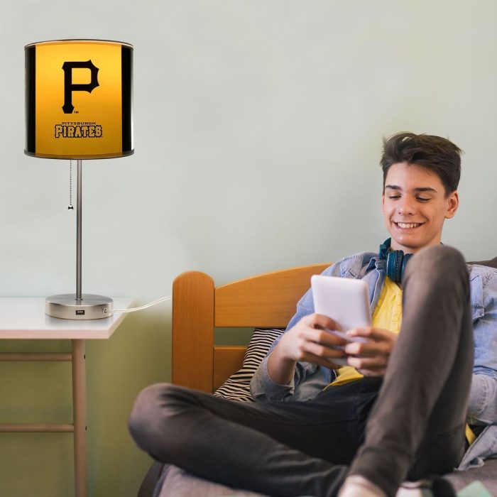 Pittsburgh Pirates Chrome Lamp - Image 6