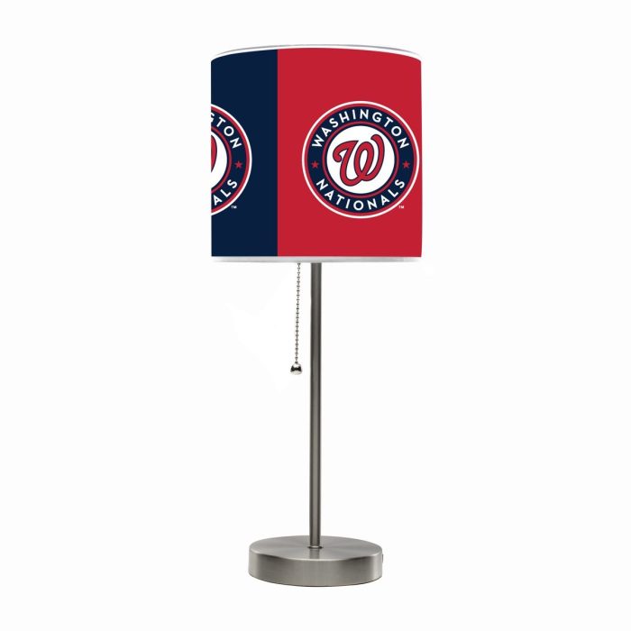 Washington Nationals Chrome Lamp - Image 2