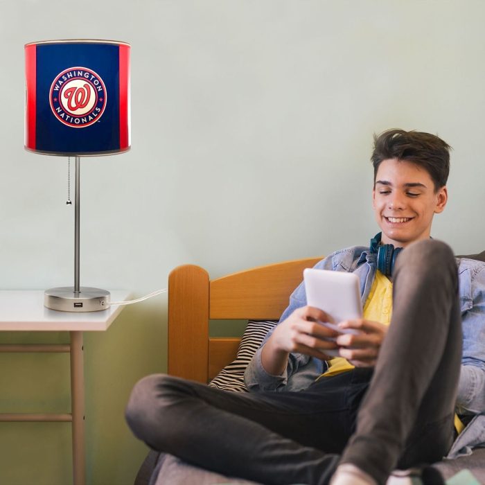 Washington Nationals Chrome Lamp - Image 6