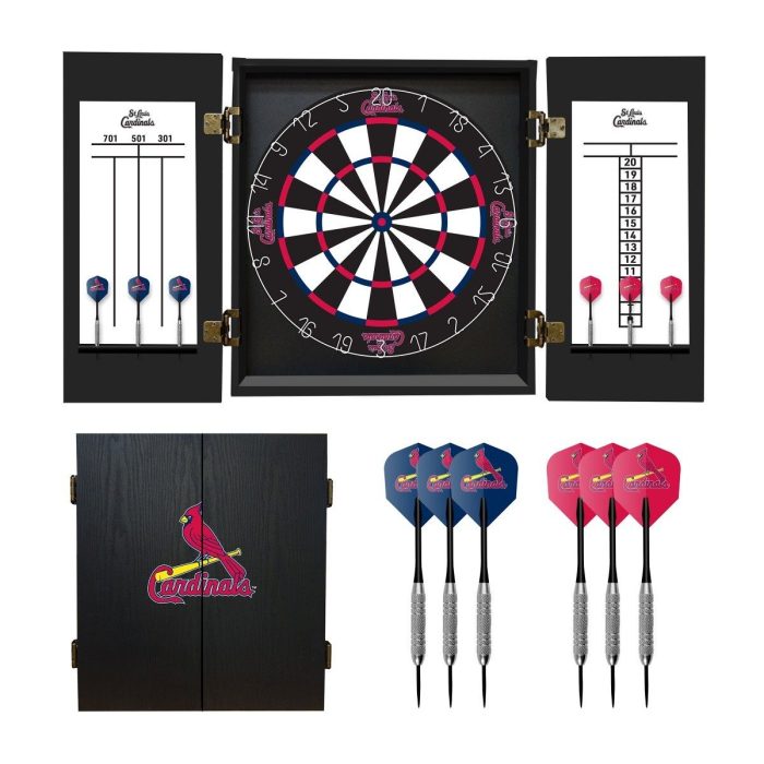 St Louis Cardinals Fans Choice Dart Cabinet Set - Image 3