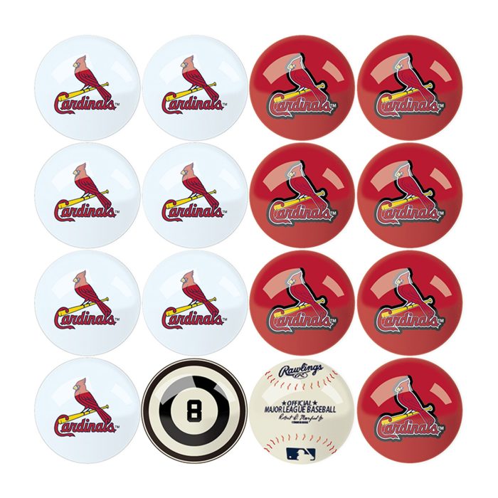 St. Louis Cardinals Billiard Balls with Numbers - Image 8