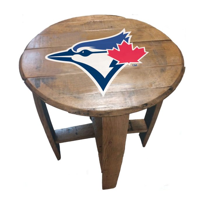 Toronto Blue Jays Oak Barrel Table - Image 2