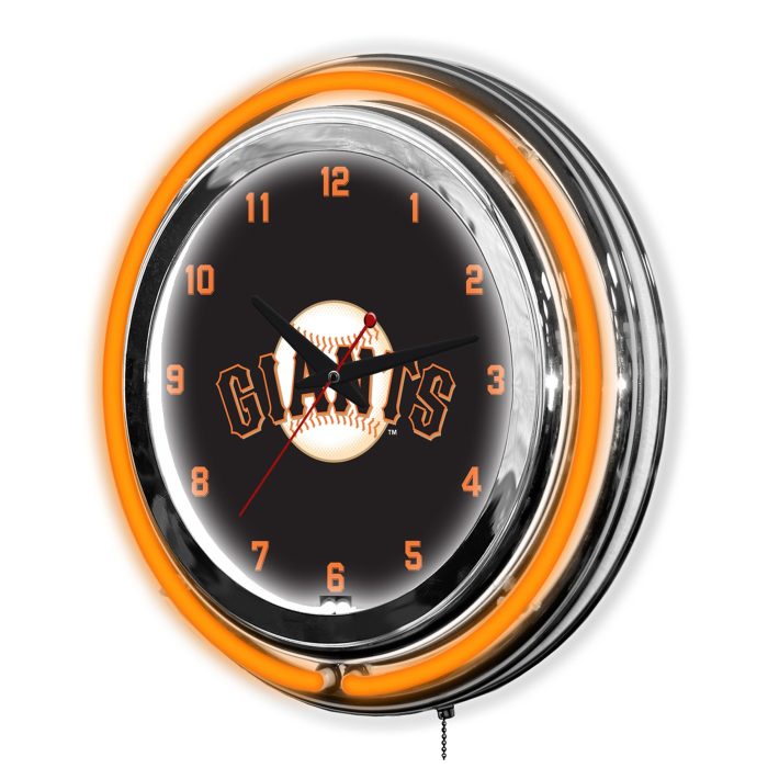 San Francisco Giants 14 inch Neon Clock - Image 3