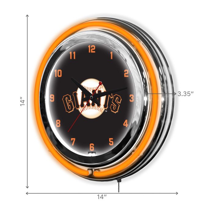 San Francisco Giants 14 inch Neon Clock - Image 4
