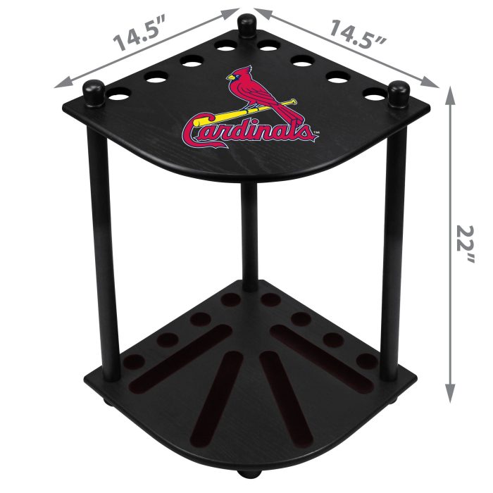 St. Louis Cardinals Corner Cue Rack - Image 3