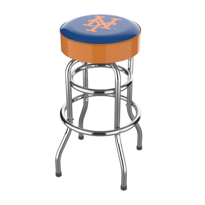 New York Mets Chrome Bar Stool - Image 2