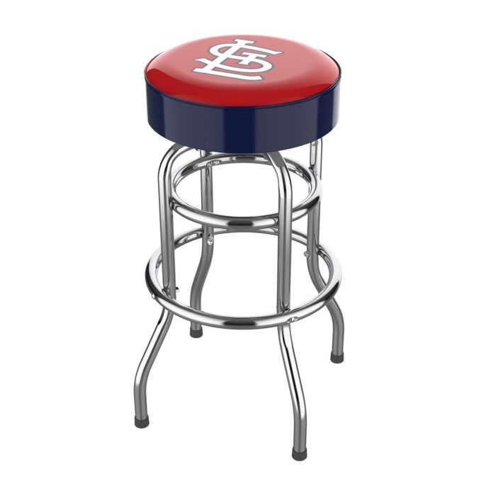 St Louis Cardinals Chrome Bar Stool - Image 2