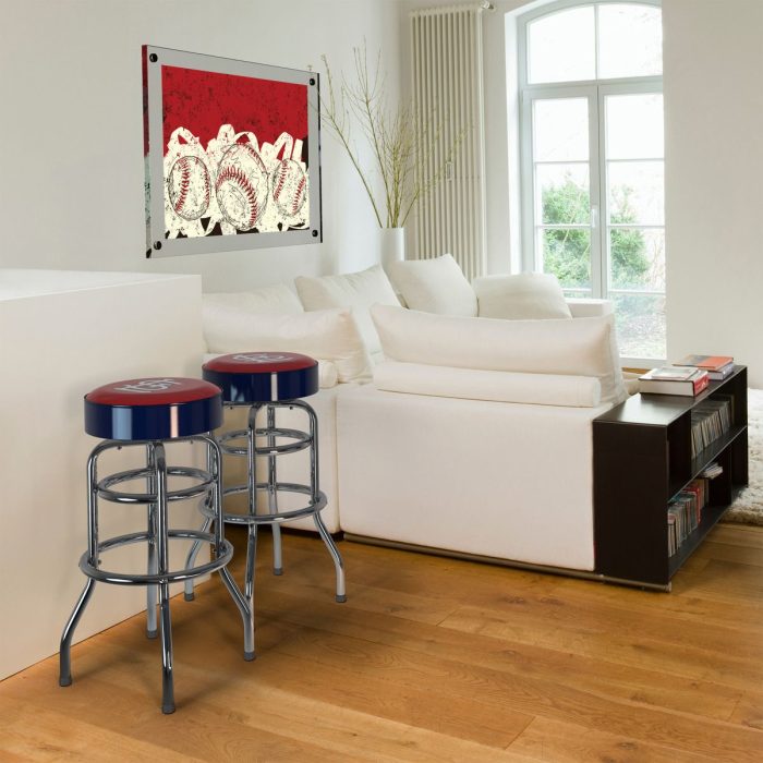 St Louis Cardinals Chrome Bar Stool - Image 6