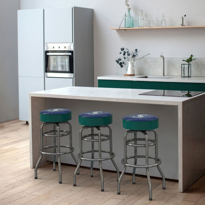 Seattle Mariners Chrome Bar Stool - Image 7