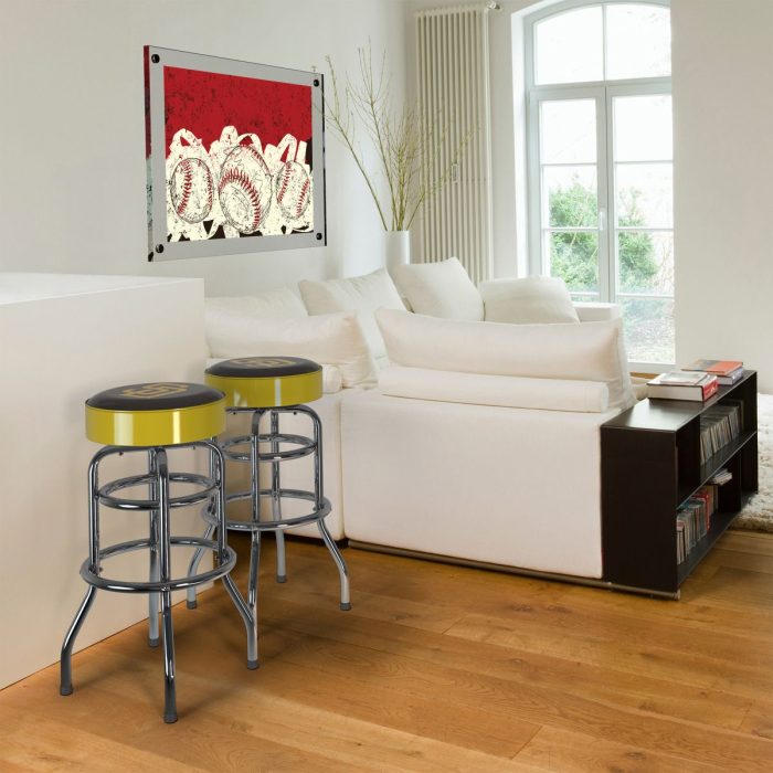San Diego Padres Chrome Bar Stool - Image 6