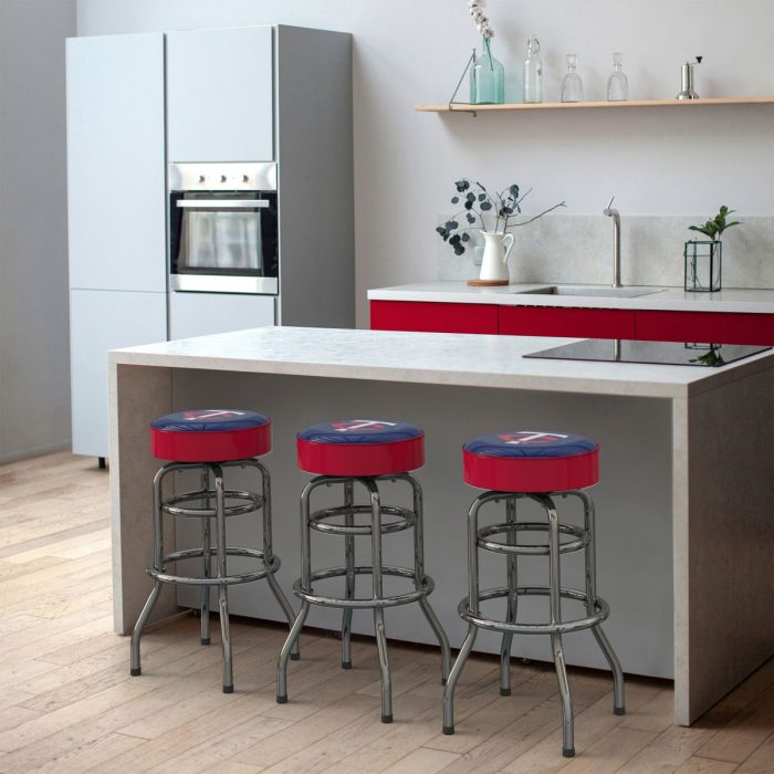 Minnesota Twins Chrome Bar Stool - Image 7