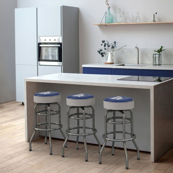 Los Angeles Dodgers Chrome Bar Stool - Image 7