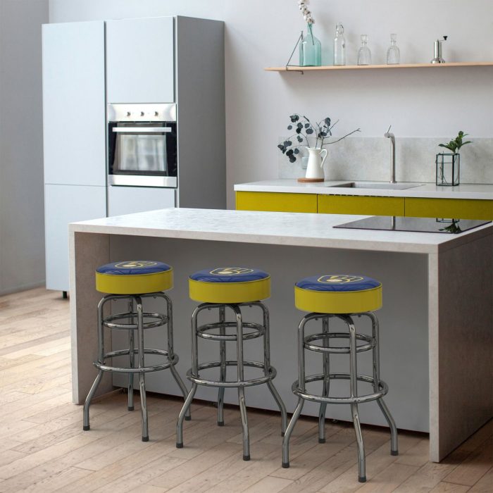 Milwaukee Brewers Chrome Bar Stool - Image 7