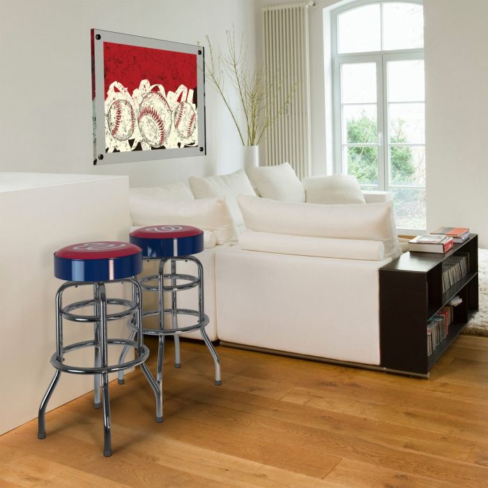 Washington Nationals Chrome Bar Stool - Image 6