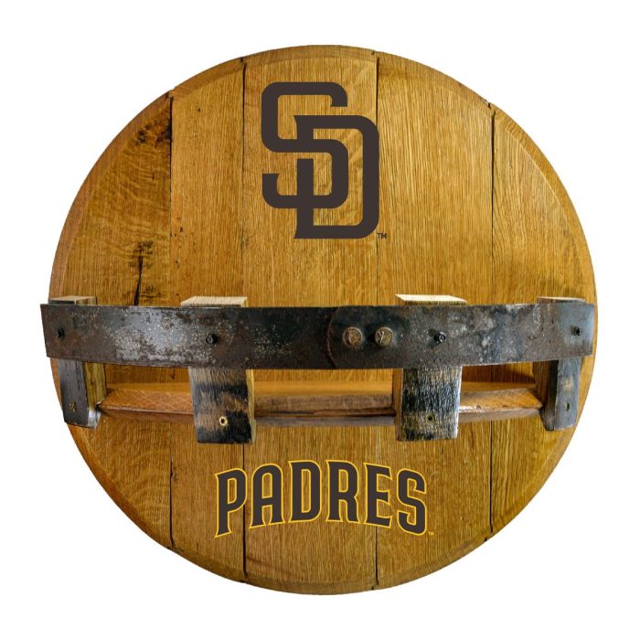 San Diego Padres Oak Bar Shelf - Image 2