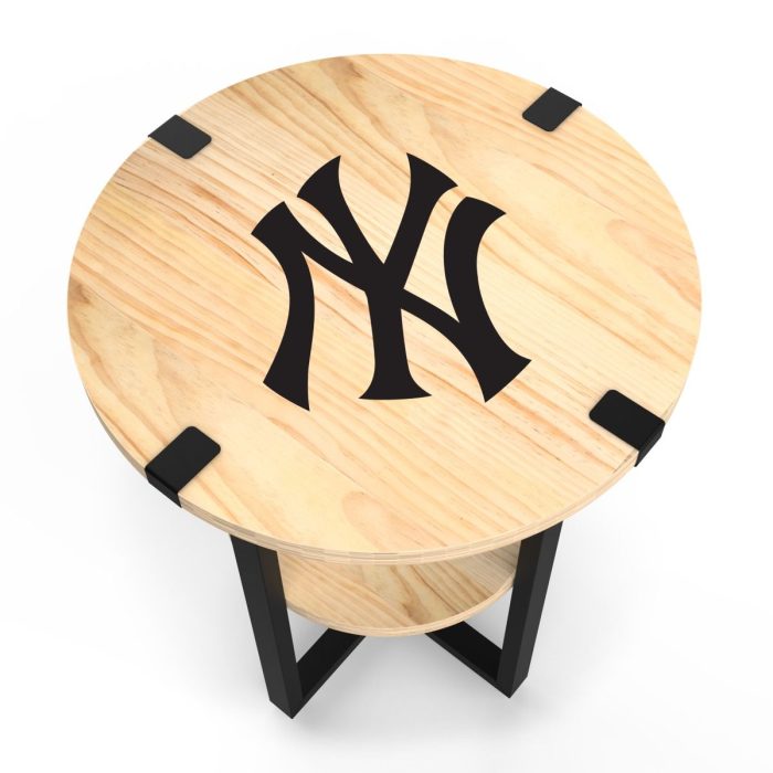 New York Yankees Side Table with Charger - Image 3