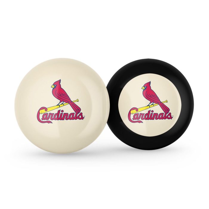 St Louis Cardinals Logo Cue Ball & 8 Ball - Image 2
