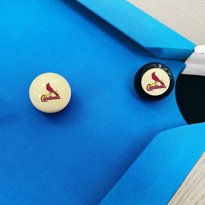 St Louis Cardinals Logo Cue Ball & 8 Ball - Image 4