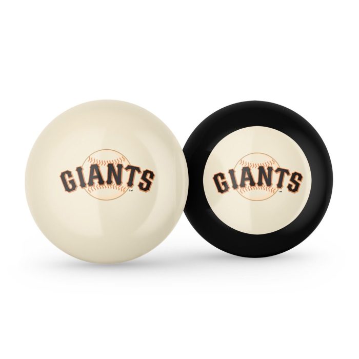 San Francisco Giants Logo Cue Ball & 8 Ball - Image 2