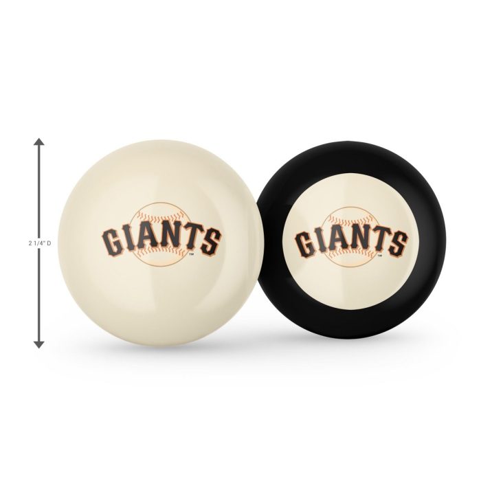 San Francisco Giants Logo Cue Ball & 8 Ball - Image 3