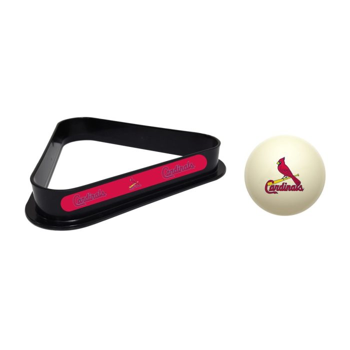 St Louis Cardinals Cue Ball & Ball Rack - Image 2