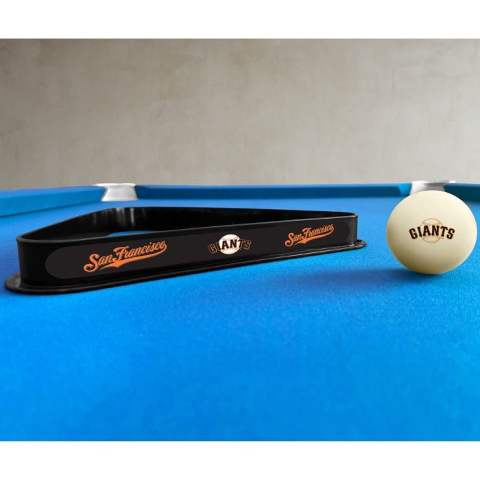San Francisco Giants Cue Ball & Ball Rack - Image 4