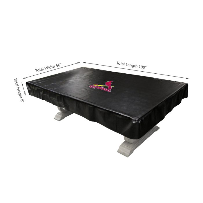 St. Louis Cardinals 8 foot Deluxe Pool Table Cover - Image 3