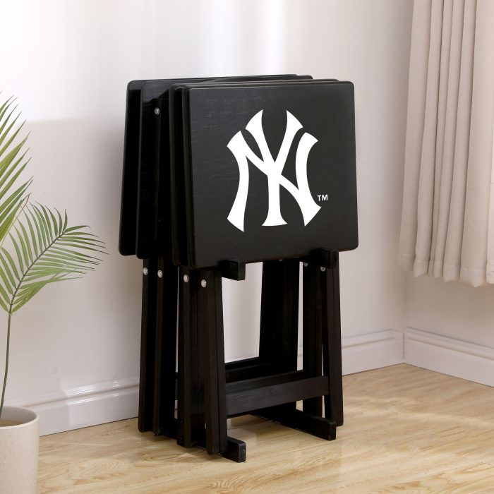 New York Yankees TV Snack Tray Set - Image 3