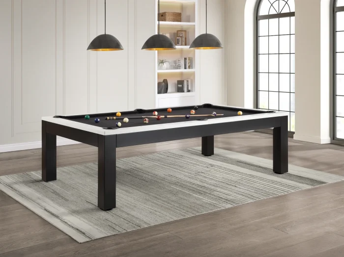 Baylor II 8 Ft Pool Table with Stone Rails - Image 15