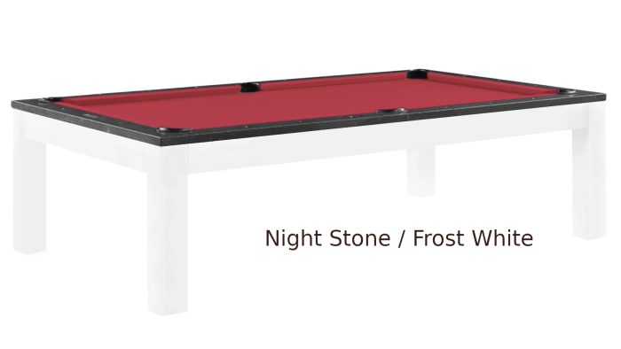 Baylor II 8 Ft Pool Table with Stone Rails - Image 3
